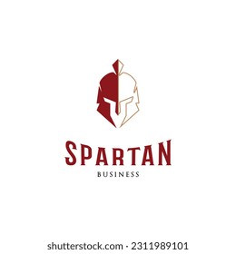 Spartan Icon Logo Design Template