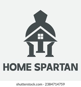 Spartan  icon vector illustration design template