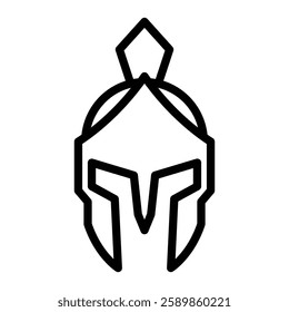 Spartan Line Icon Design For Personal And Commercial Use