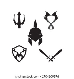 casco y cabeza negro de diseño vectorial 