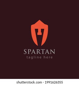 Spartan Logo Company Vector Template Design Illustration