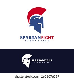 Spartan logo design concept vector. Spartan Head Logo Design Template. Creative Symbol. Icon