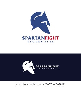 Spartan logo design concept vector. Spartan Head Logo Design Template. Creative Symbol. Icon
