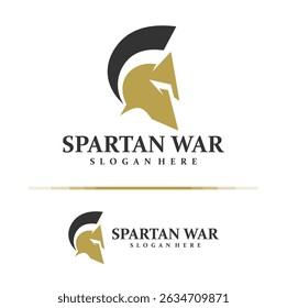 Spartan logo design concept vector. Spartan Logo Design Template