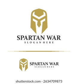 Spartan logo design concept vector. Spartan Logo Design Template