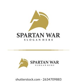 Spartan logo design concept vector. Spartan Logo Design Template