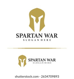 Spartan logo design concept vector. Spartan Logo Design Template