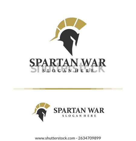 Spartan logo design concept vector. Spartan Logo Design Template