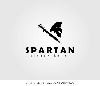 spartan logo design illustration for company