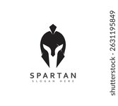 spartan logo design spartan simple creative logo vector spartan black logo