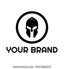 spartan logo design spartan simple creative logo vecktor spartan black logo