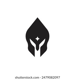 spartan logo design spartan simple creative logo vecktor spartan black logo