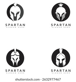 spartan logo design spartan simple creative logo vector spartan black logo