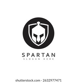 spartan logo design spartan simple creative logo vector spartan black logo