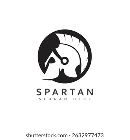 spartan logo design spartan simple creative logo vector spartan black logo