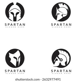 spartan logo design spartan simple creative logo vector spartan black logo
