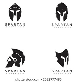 spartan logo design spartan simple creative logo vector spartan black logo