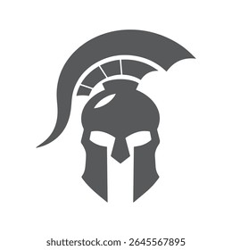 Elementos de modelo de design de logotipo Spartan sparta vetor Image