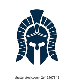 Spartan logo design template elements sparta vector Image