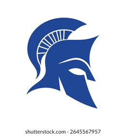 Spartan logo design template elements sparta vector Image