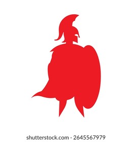 Elementos de modelo de design de logotipo Spartan sparta vetor Image