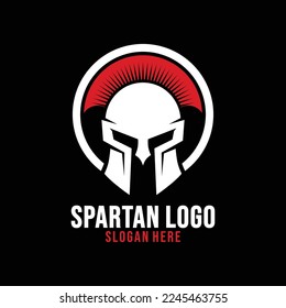 Spartan Logo Design Template Inspiration, Vector Illustration.