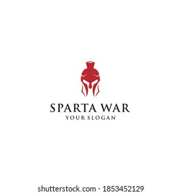 Spartan logo design template. Vector illustration,eps 10