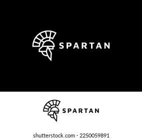 Spartan logo design template for your business or brand