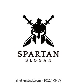 Spartan logo design vector graphic modern 