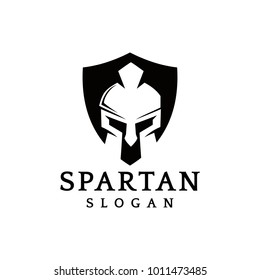 Spartan logo design vector graphic modern 