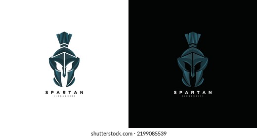 Spartan logo design vector with modern and creative concept