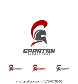 Spartan Logo Design Vector, Sparta Logo Design Template, Spartan Helmet Logo, Icon Symbol