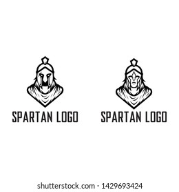 spartan logo design vector template