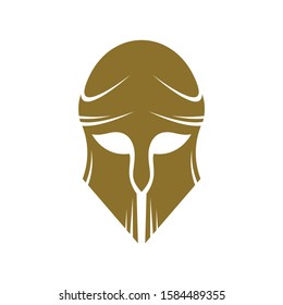 Spartan Logo Design Vector Template,  Spartan Helmet Logo Concept, Emblem, Concept Design, Creative Symbol, Icon