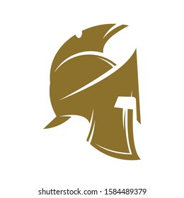 Spartan Logo Design Vector Template,  Spartan Helmet Logo Concept, Emblem, Concept Design, Creative Symbol, Icon