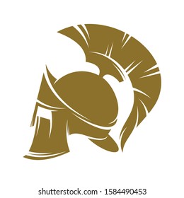 Spartan Logo Design Vector Template,  Spartan Helmet Logo Concept, Emblem, Concept Design, Creative Symbol, Icon