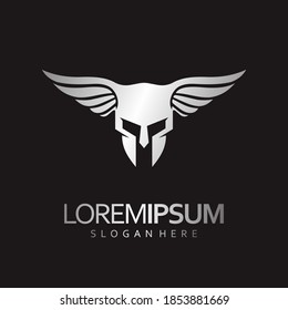 spartan logo design vector template