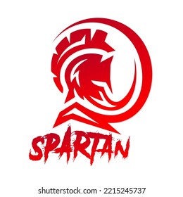 spartan logo design vector template