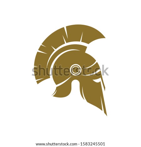 Spartan Logo Design Vector Template,  Spartan Helmet Logo Concept, Emblem, Concept Design, Creative Symbol, Icon