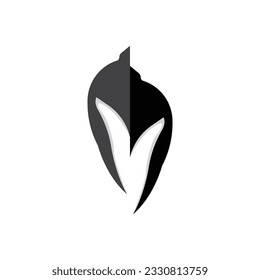 Spartan Logo Design, Vector VIking Guardian Fighter, Simple Greek Warrior Helmet