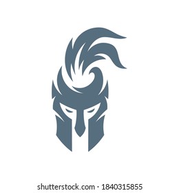 Spartaner Logo-Design-Vektorgrafik. Design-Vorlage für das Logo des Warriors für Sportteams.