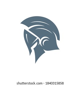Spartan logo design vector. Warriors sport team logo design template.