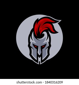 Spartan logo design vector. Warriors sport team logo design template.