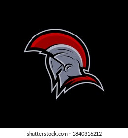 Spartan logo design vector. Warriors sport team logo design template.