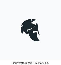 spartan logo designs vector icon