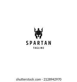 Spartan logo icon design template flat vector