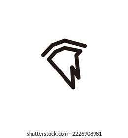 Spartan logo icon design template flat vector