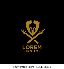 spartan logo icon designs vector