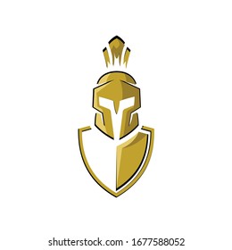 Vektorillustration von Spartan-Logo-Symbolen