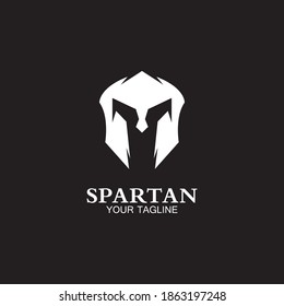 spartan logo icon designs vector